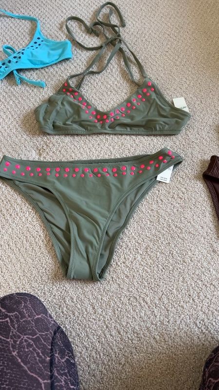 Aerie bikinis are cute and affordable swimwear! 

Love the chocolate brown and the olive colors!

#LTKSeasonal #LTKstyletip #LTKVideo