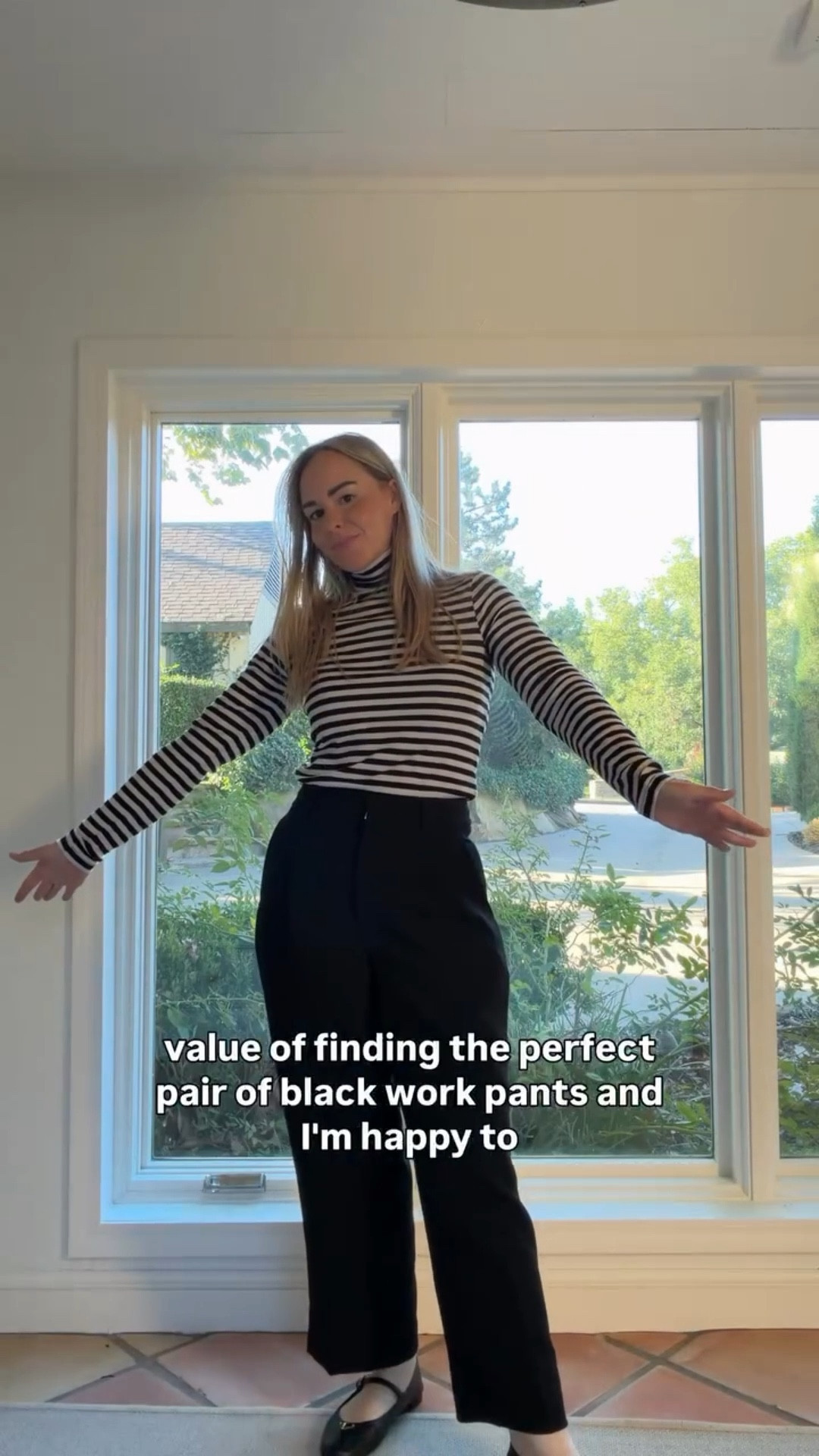 the perfect pair of black work pants does exist! 🖤

outfit details always linked on my @shopmy or send me a message for direct 🔗!

#corporatefashion #corporategirl #corporatelife #officeoutfit #officewearstyle #workstyle #ootdinspiration #ootdshare #classicstyle #easyoutfit #traveloutfit