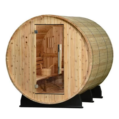 Almost Heaven Princeton 6 - Person Traditional Steam Sauna in Cedar | Wayfair North America