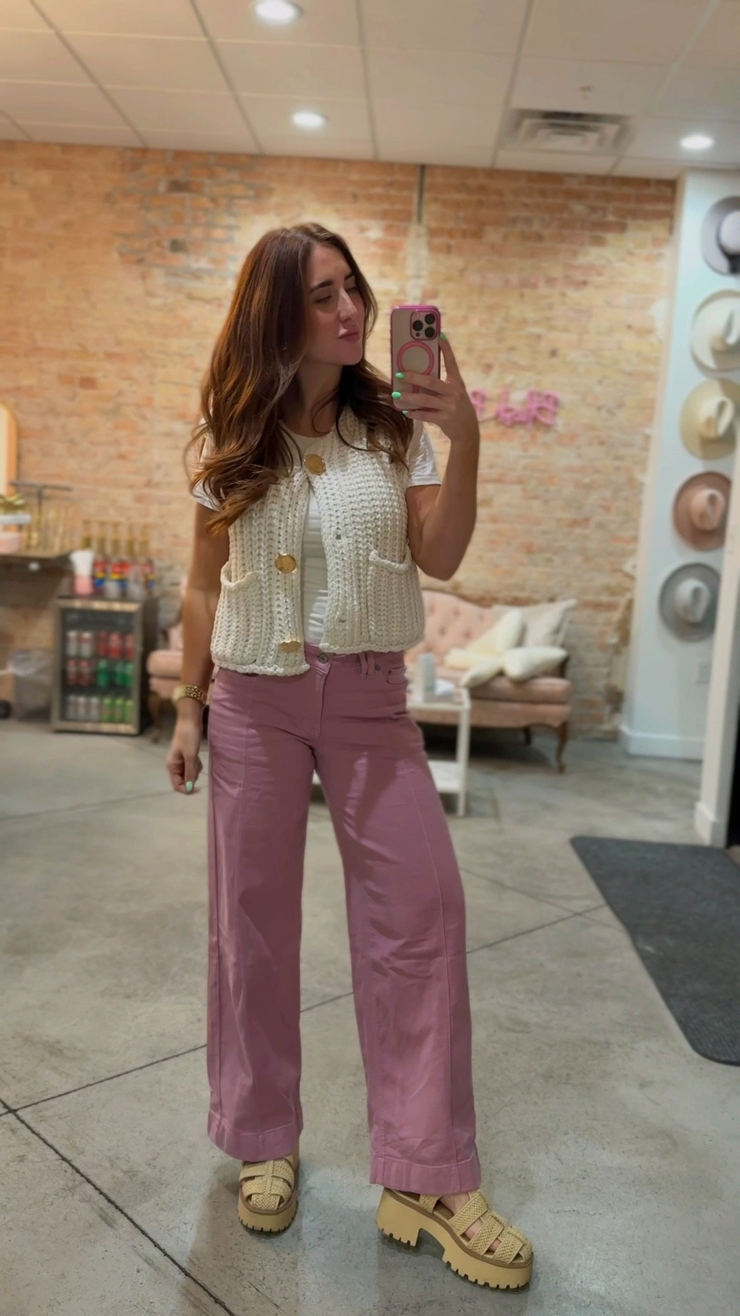 Pastels for spring 😍 these “low rise” pants are more like mid rise and hit at the perfect spot!!! So comfy I ordered more colors! 

#LTKStyleTip #LTKSeasonal #LTKSpringSale