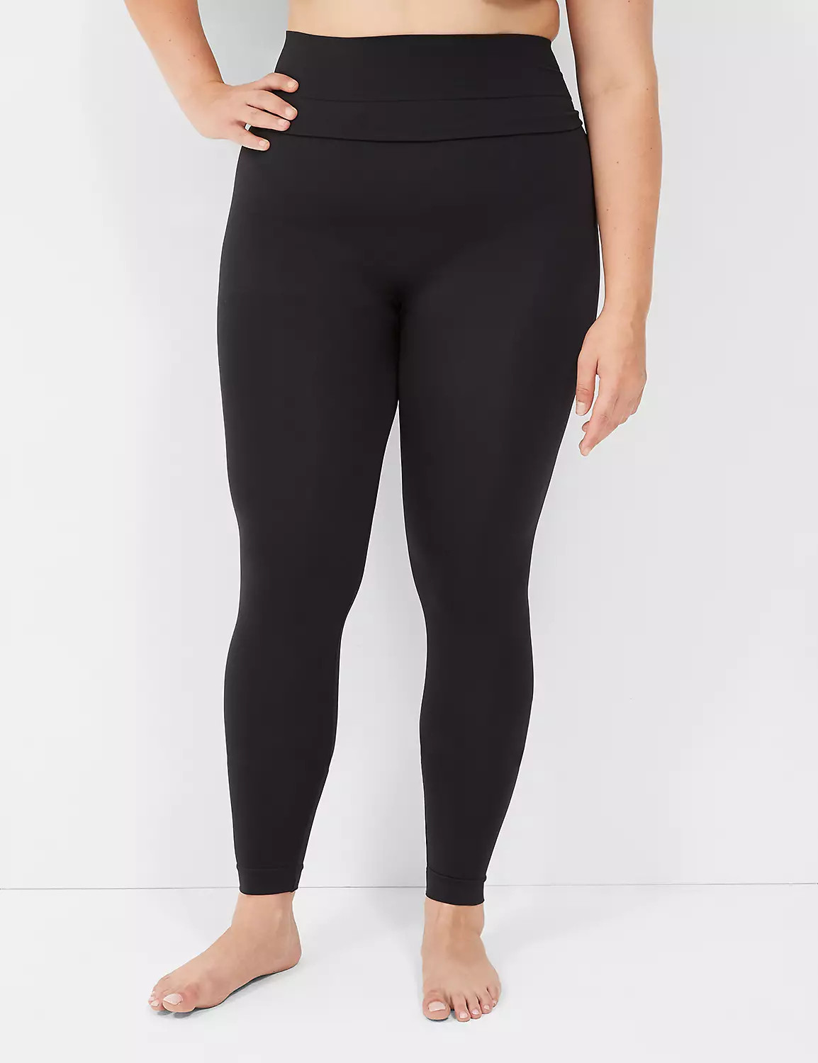 High-Waist Smoothing Leggings - Seamless | Lane Bryant (US)