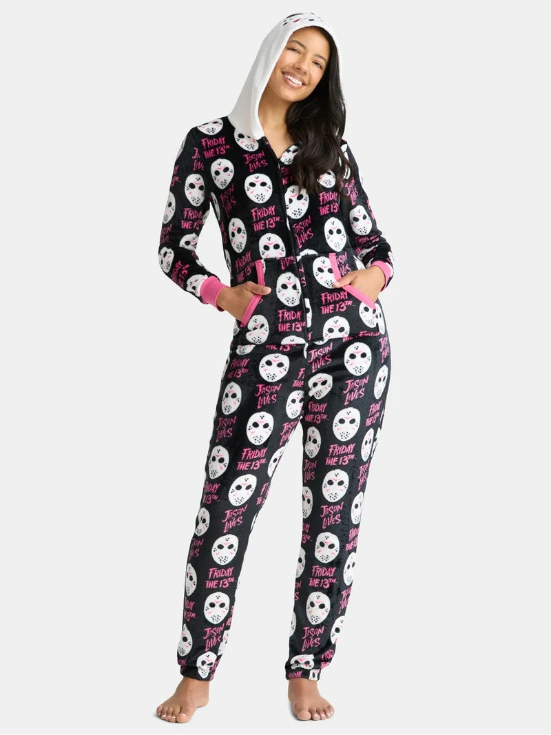 Warner Bros Friday the 13th Women's Jason Graphic Union Suit, Sizes XS-3X | Walmart (US)