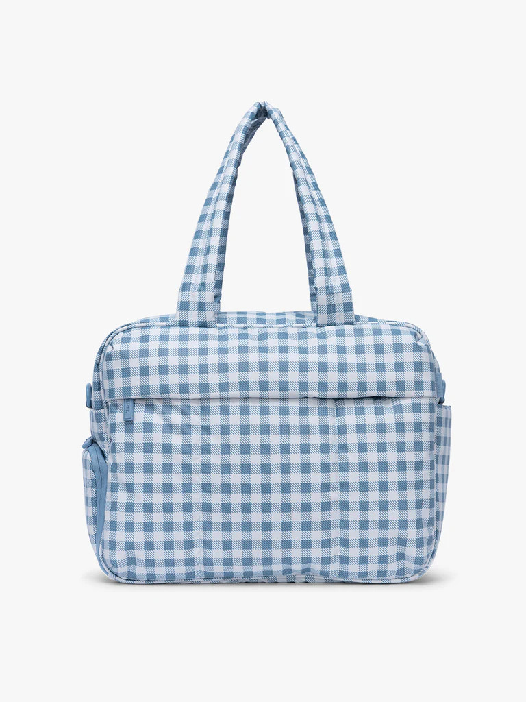Luka Duffel in French Blue Gingham | CALPAK