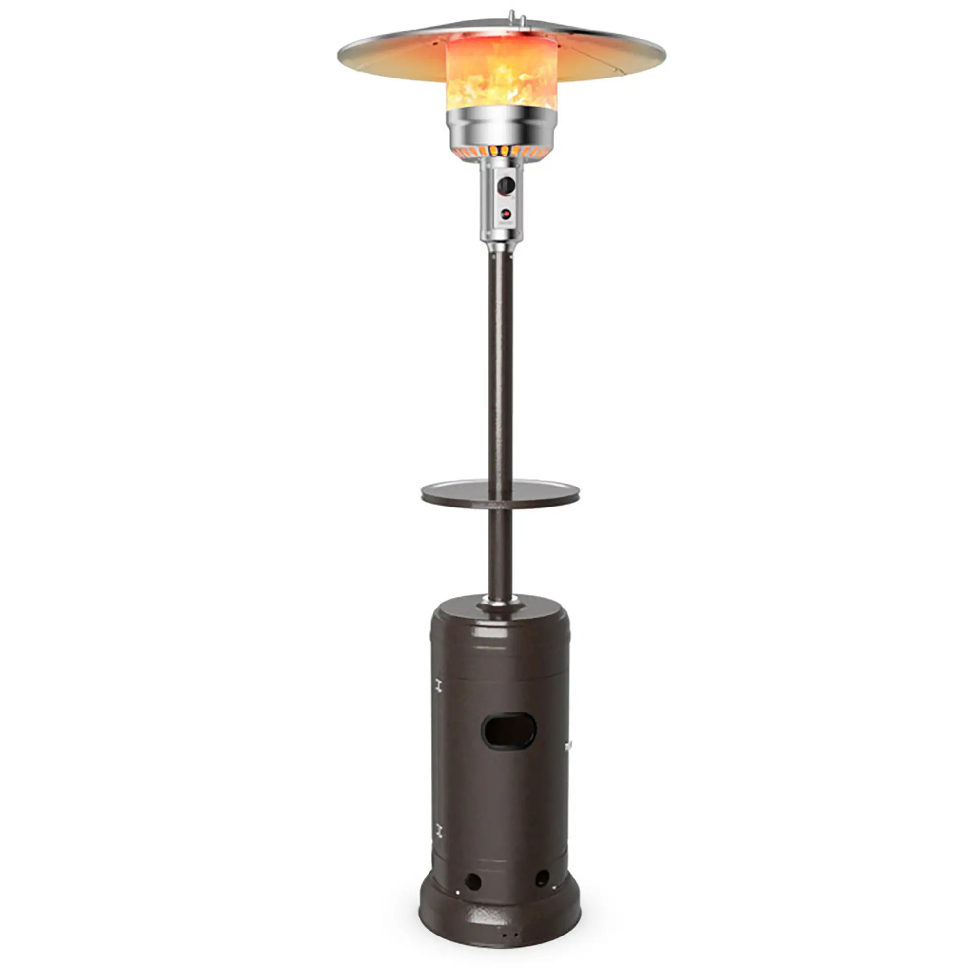 Clihome 48000 -BTU Brown Steel Floorstanding Liquid propane Patio Heater | CL-HW61848CP | Lowe's