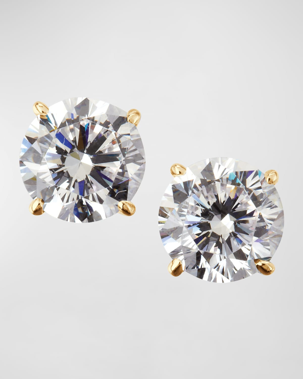 14K Yellow Gold 2.5ct Stud Earrings | Neiman Marcus
