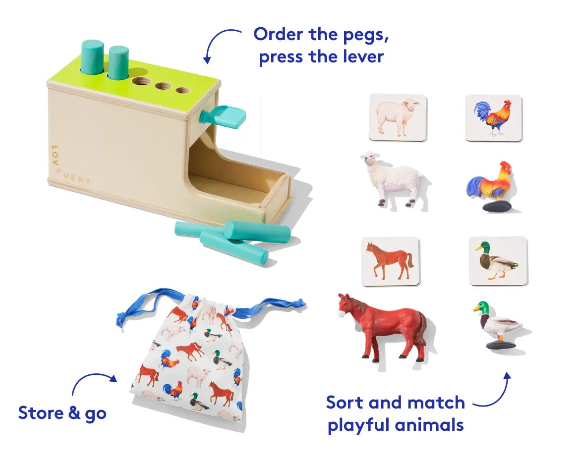 Toddler Sequencing Mini Kit | Early Math Toys for 21+ Months Old | Lovevery | LOVEVERY