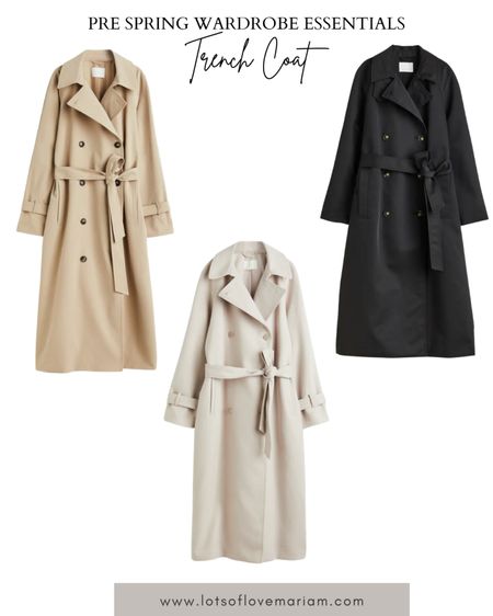 No coat season is approaching! And trench coats are perfect for pre spring and spring ! Head over to my blog post where I have shared 7 different pre spring wardrobe essentials you will need which can be worn with things you already have in your wardrobe ! 💗 lotsoflovemariam.com

Trench coats, capsule wardrobe 

#LTKeurope #LTKSeasonal #LTKstyletip