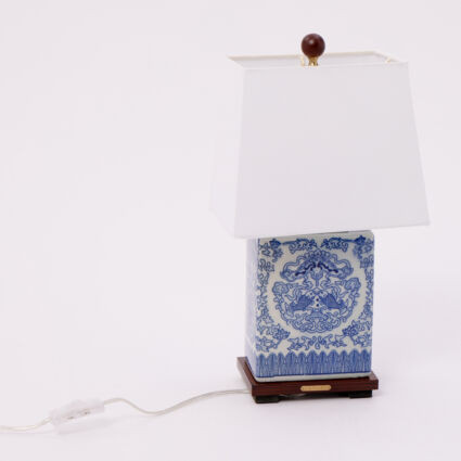 Blue & White Porcelain Table Lamp | TK Maxx