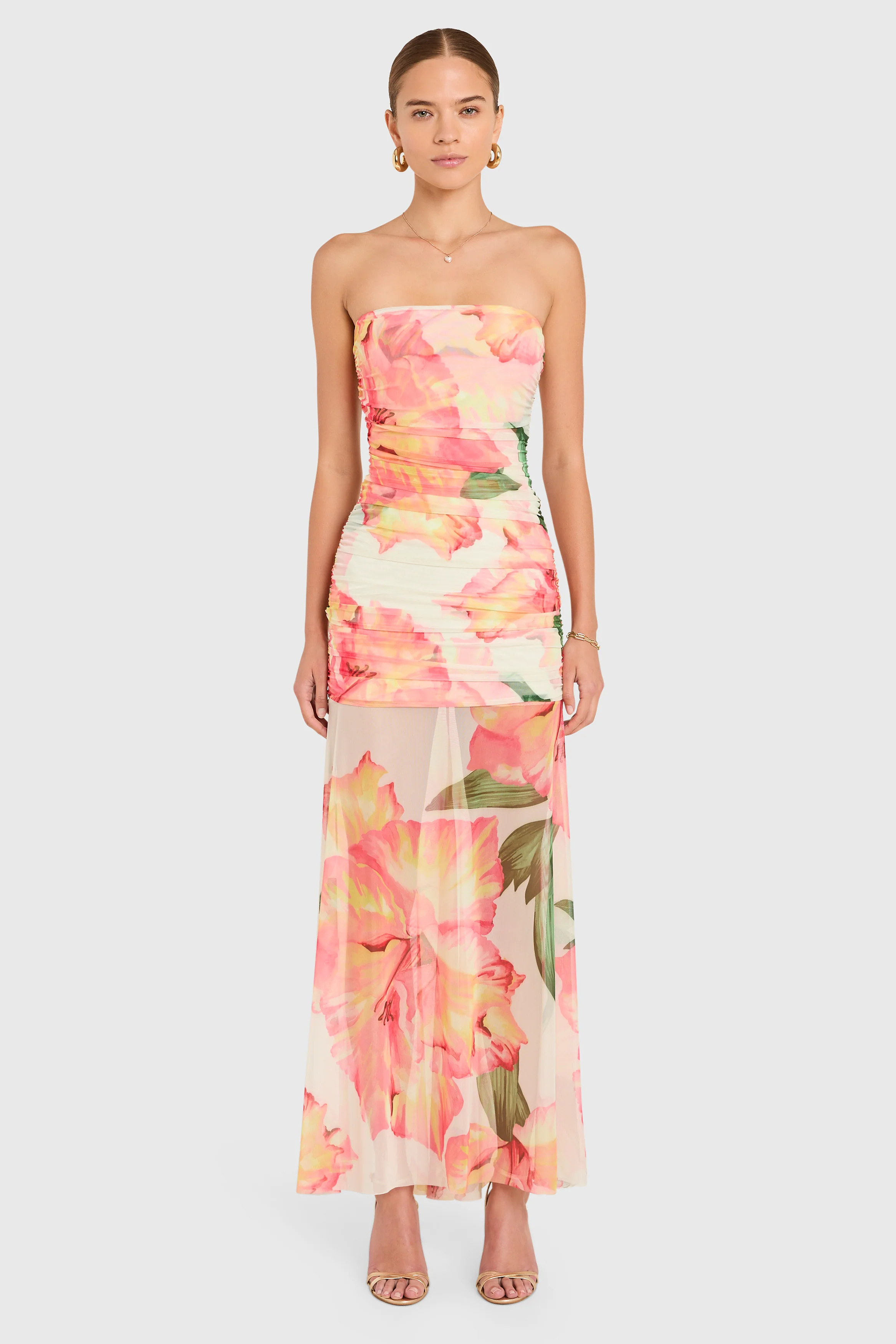 Leo Dress in Hibiscus | Amanda Uprichard