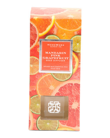 4oz Mandarin And Pink Grapefruit Scented Reed Diffuser | Marshalls