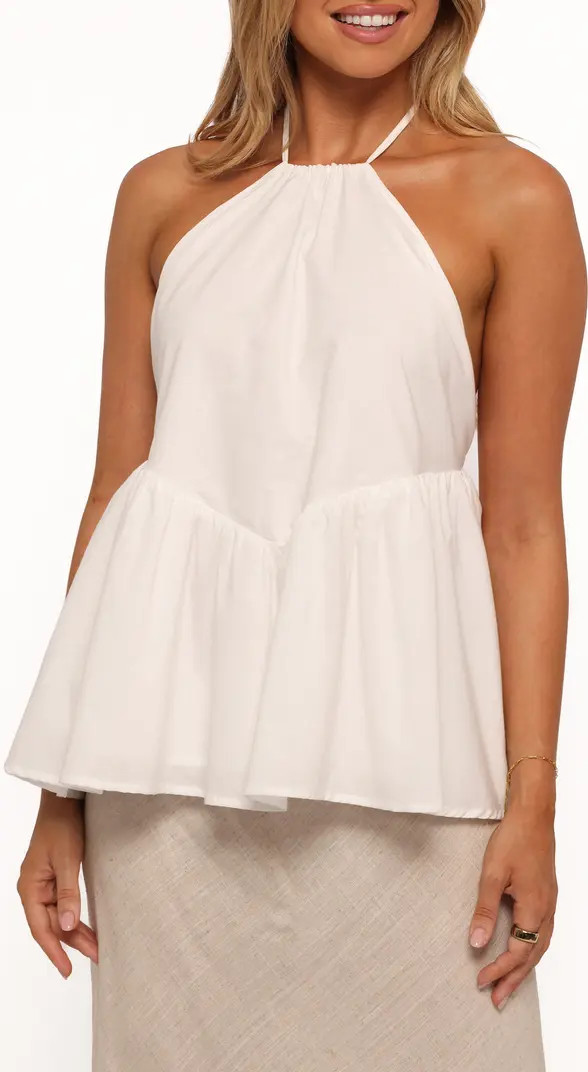 Petal & Pup Valencia Peplum Halter Tank | Nordstromrack | Nordstrom Rack
