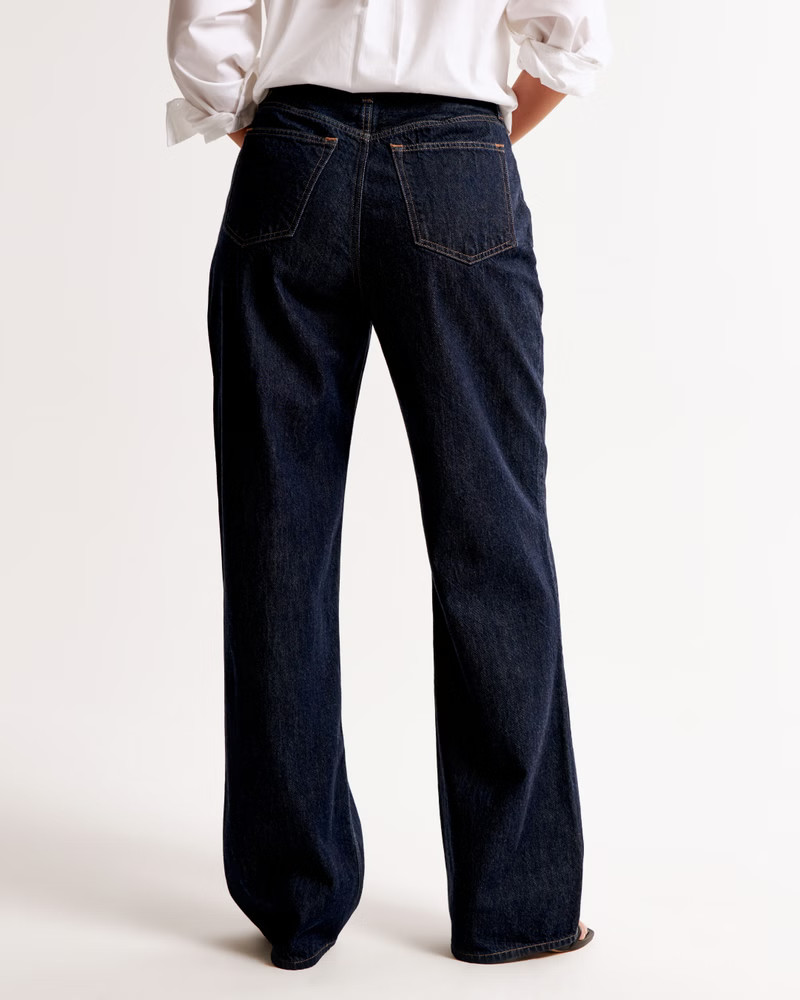 Women's Curve Love High Rise Loose Jean | Women's Bottoms | Abercrombie.com | Abercrombie & Fitch (US)