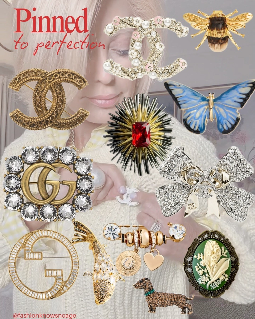 brooches never go out & these are fab finds. from vintage to new—I’m in loveeee😍😍 some designer & some cutesy finds🤍 

Brooches
Vintage
Styling
Jewelry
GRWM

#LTKootd #LTKBeauty #LTKgrwm