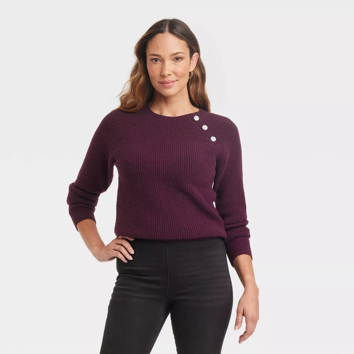 Women's Crewneck Pullover Sweater - Knox Rose™ | Target