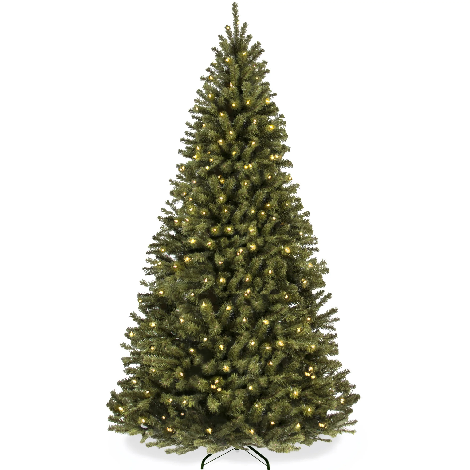 Best Choice Products Artificial Christmas Tree, 6ft Premium Pre-Lit Spruce Design, Dense Branches... | Walmart (US)