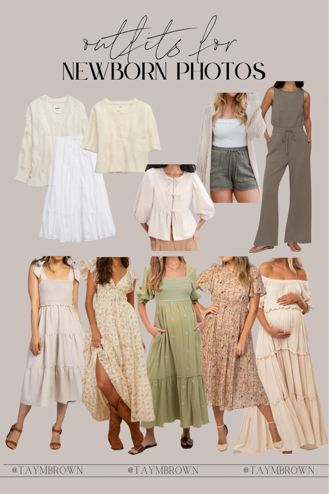 Outfits for newborn photoshoot / newborn lifestyle photos at home

#LTKStyleTip #LTKBaby #LTKBump