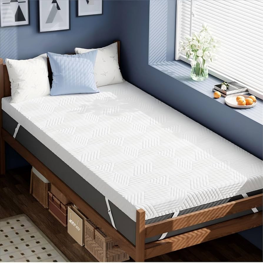 ELEMUSE 3 Inch Twin XL Memory Foam Mattress Topper, College Dorm Room Essentials, Gel Foam Bed To... | Amazon (US)