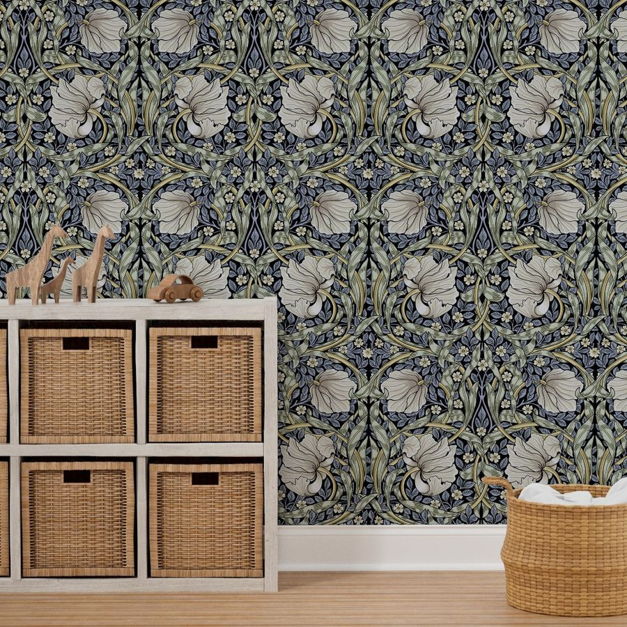 PIMPERNEL IN VINTAGE ORIGINAL - WILLIAM Wallpaper | Spoonflower | Spoonflower