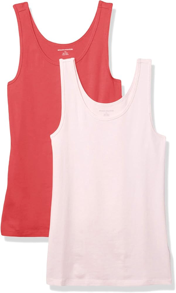 Amazon Essentials Women's Slim-Fit Scoop Neck Tank Top | Amazon (US)