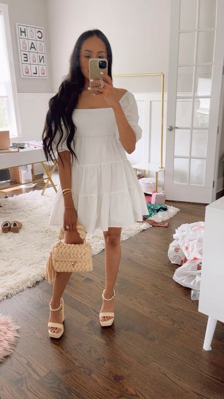 White dress
Summer dress
Summer bag
Babydoll mini dress


#LTKFindsUnder50 #LTKItBag #LTKFindsUnder100