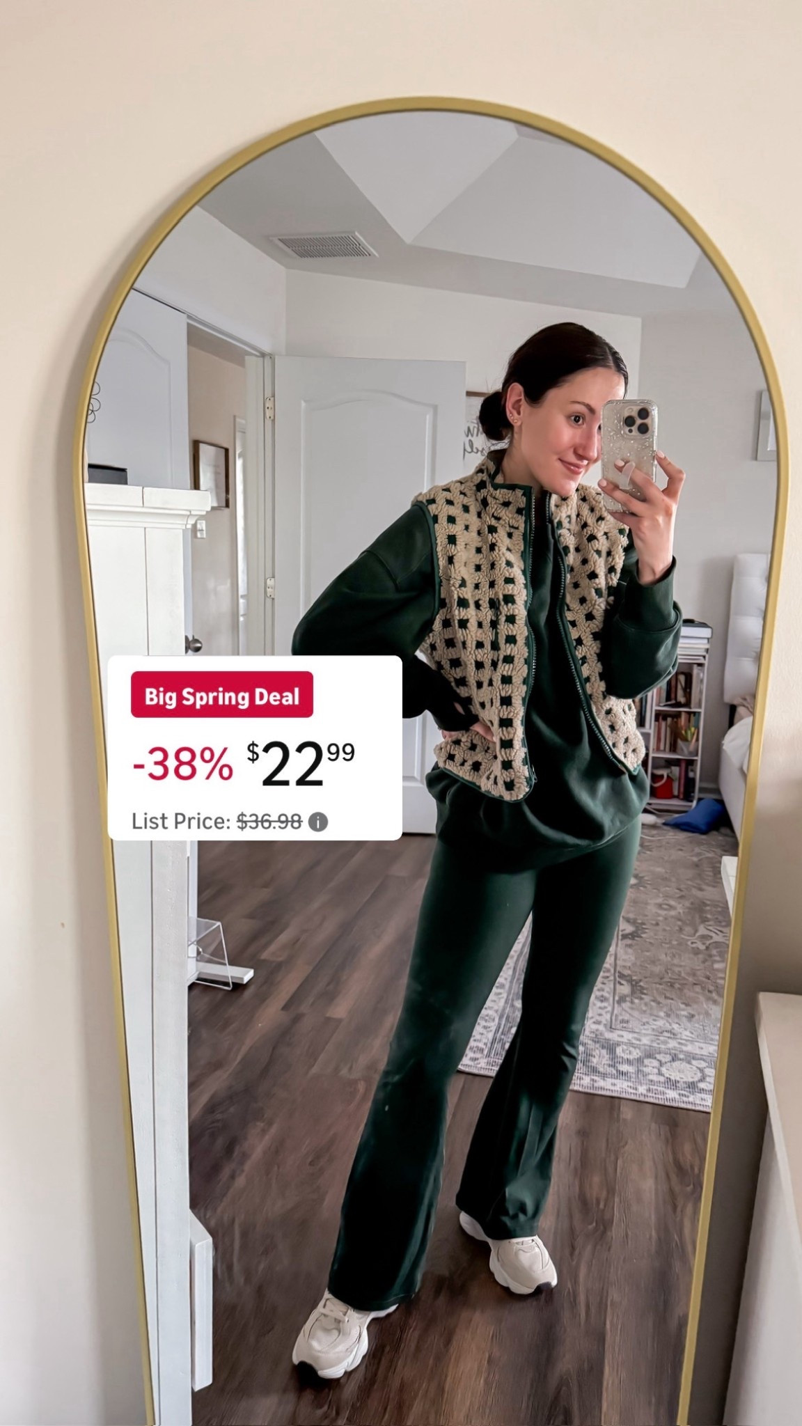 Cute fuzzy vest - on sale at Amazon for under $25! 

#LTKootd #LTKSeasonal