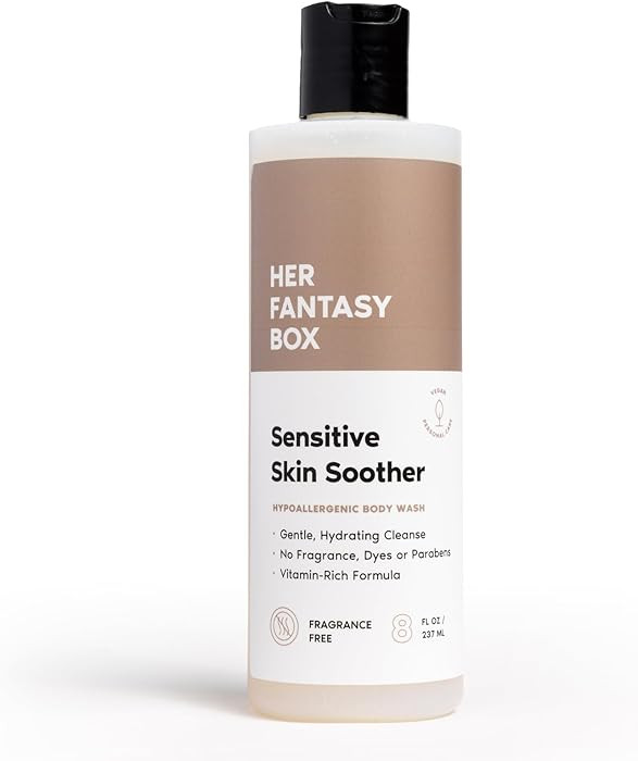 Her Fantasy Box | Sensitive Skin Soother Gentle Body Wash – Fragrance-Free Probiotic Cleanser w... | Amazon (US)