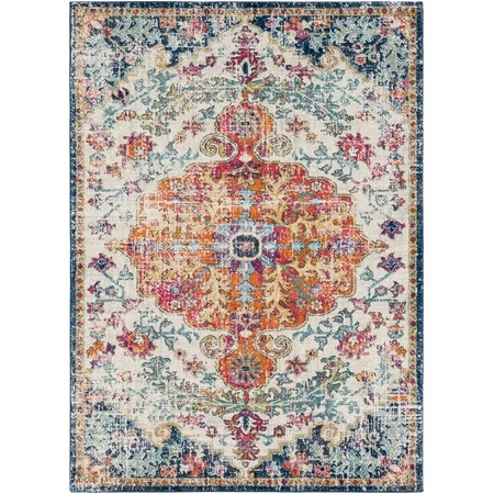 Walmart Sandhya Bohemian Medallion 5' X 7' Indoor Area Rug | Walmart (US)