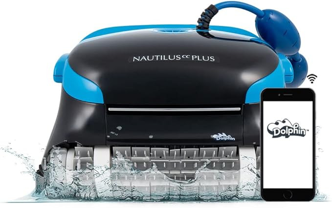 Dolphin Nautilus CC Plus Wi-Fi Automatic Robotic Pool Vacuum Cleaner, Always Cleaning, Never Char... | Amazon (US)