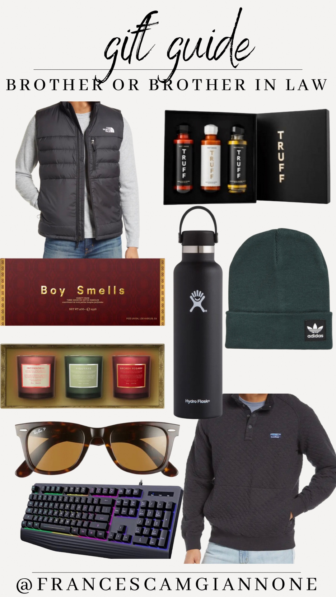 gift guide for brother and brother in law! These are perfect gifts!! 

#giftguide #giftforbrother #giftforbrotherinlaw

#LTKSeasonal #LTKHoliday #LTKGiftGuide