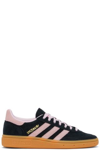 Black & Pink Handball Spezial Sneakers | SSENSE
