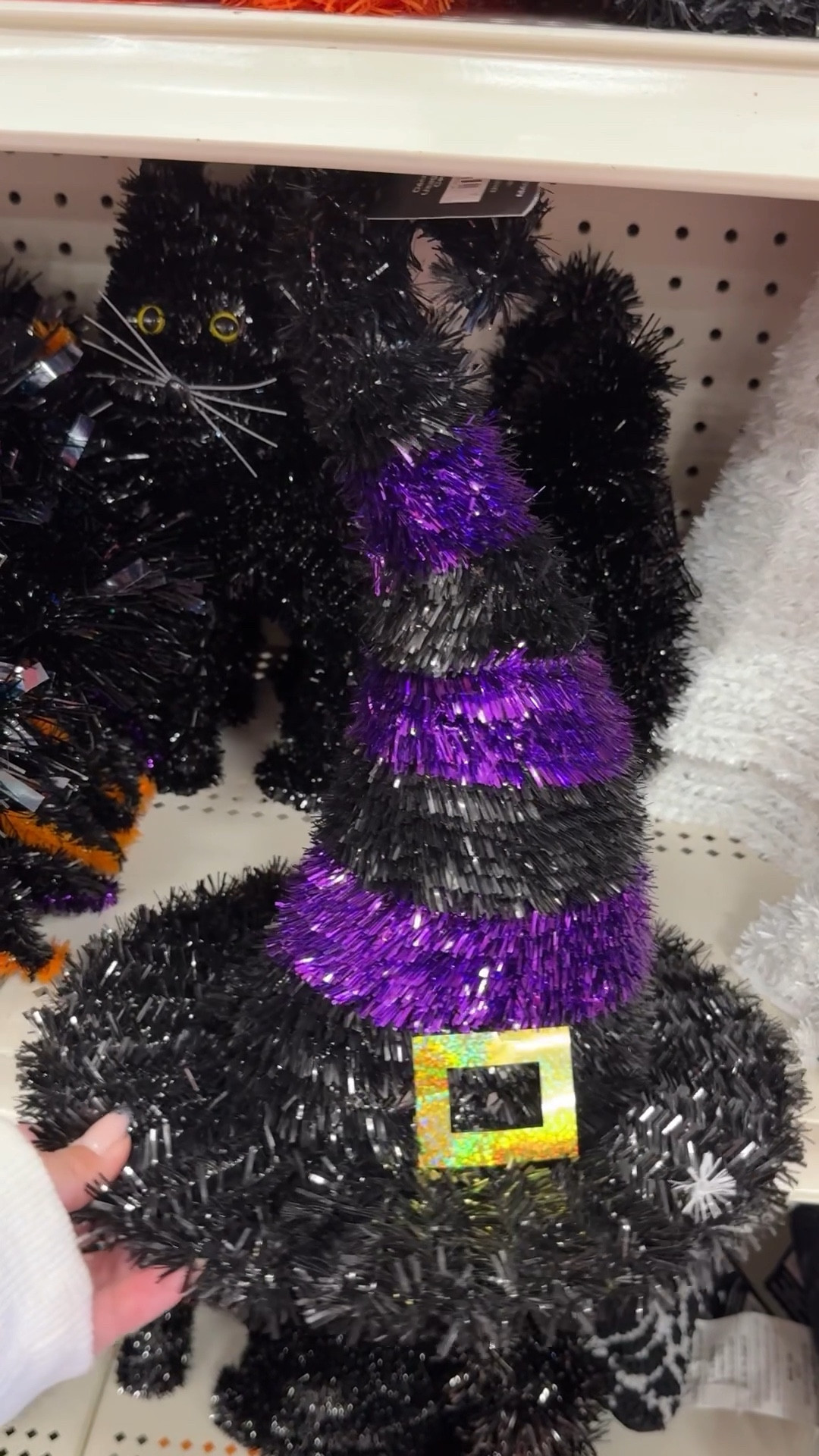 Lots of you are having a hard time finding the dollar tree with hats, these ones from Michaels are even BETTER! 🖤

#LTKVideo #LTKHome #LTKSeasonal