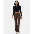 No Boundaries Pull On Flare Pants, 32” Inseam, Women’s - Walmart.com | Walmart (US)