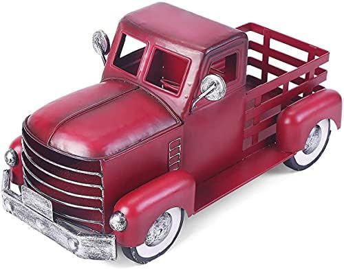 Vintage Metal Truck Planter,Farmhouse Truck Decor,DIY Home Decor & Seasonal Decor,Red | Amazon (US)