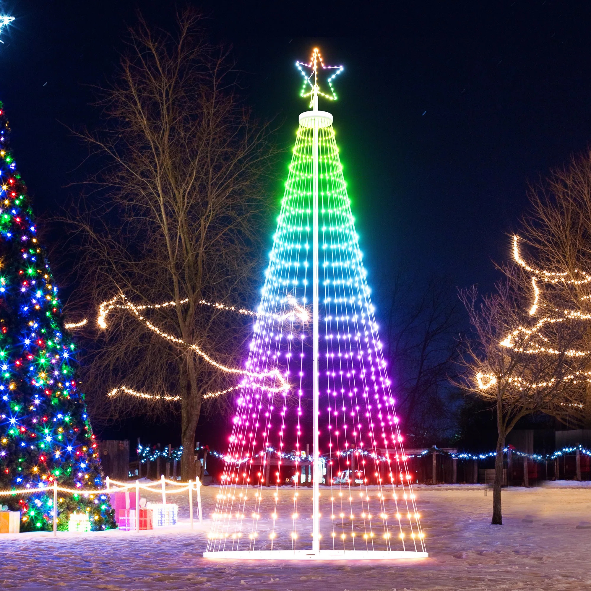 12.8Ft Outdoor Christmas Tree Light | Wayfair North America