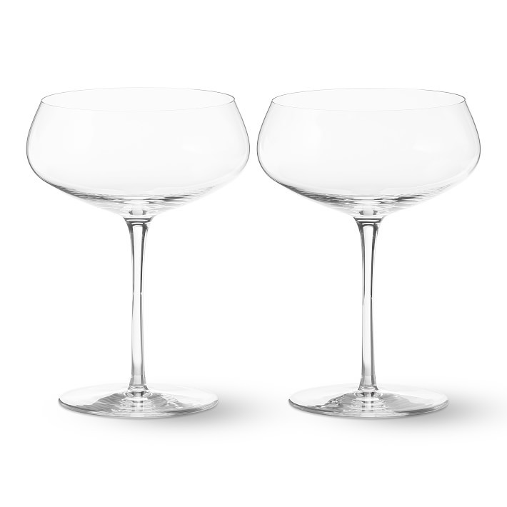 Williams Sonoma Estate Coupe Glasses, Set of 2 | Williams-Sonoma