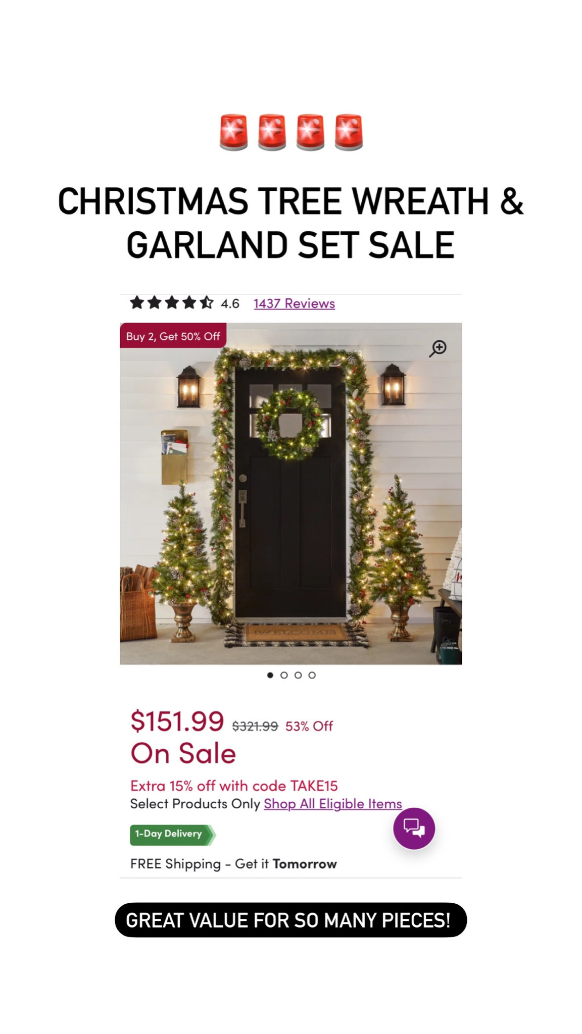 Christmas decor on major sale!! This is such a great deal + fast shipping to decorate asap! 😍

#LTKCyberWeek #LTKhome #LTKHoliday