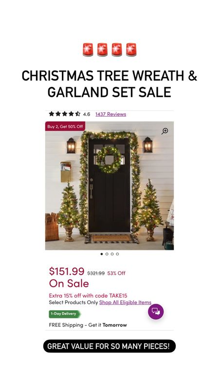 Christmas decor on major sale!! This is such a great deal + fast shipping to decorate asap! 😍

#LTKCyberWeek #LTKhome #LTKHoliday