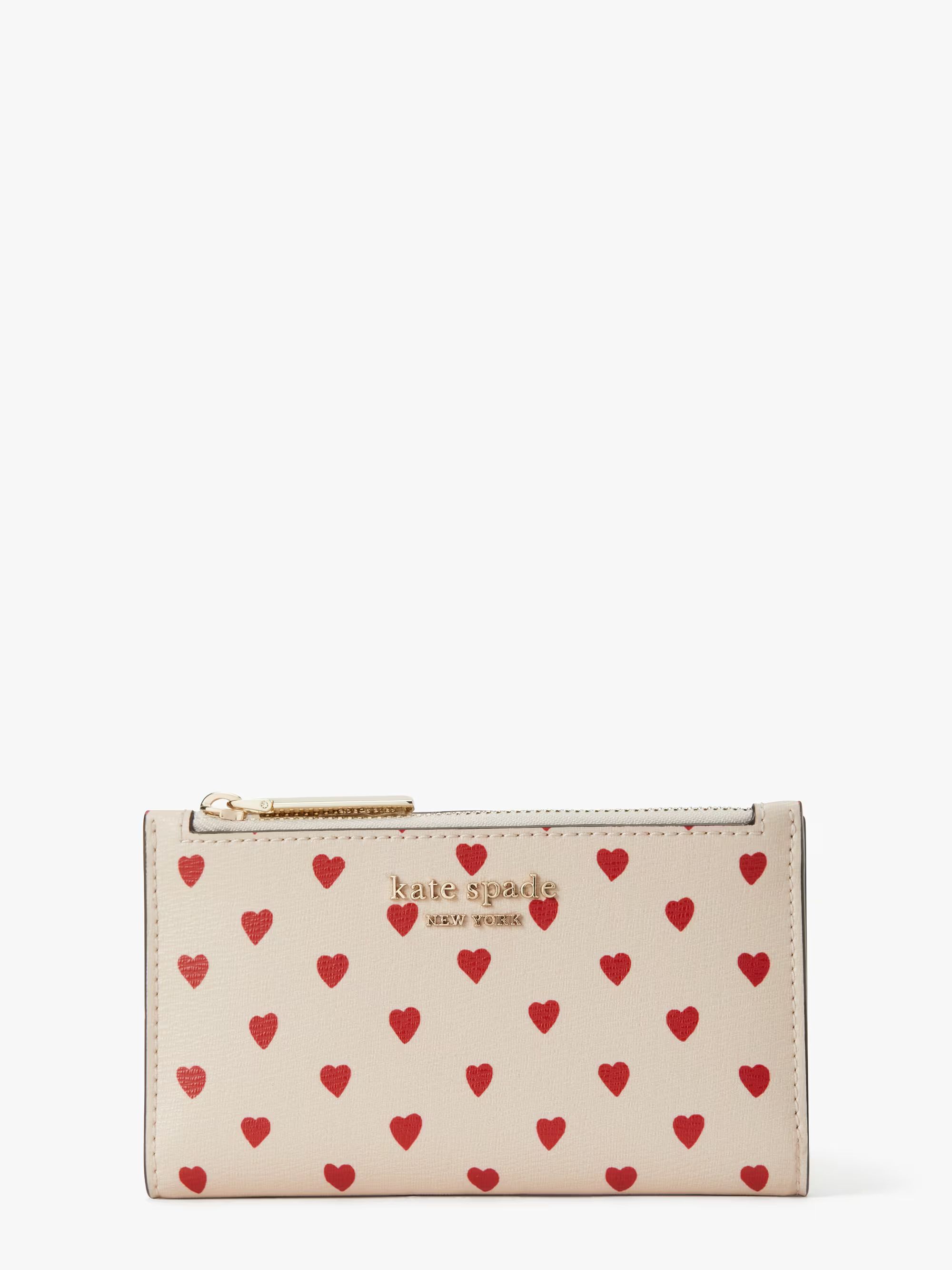 spencer hearts small slim bifold wallet | Kate Spade (US)