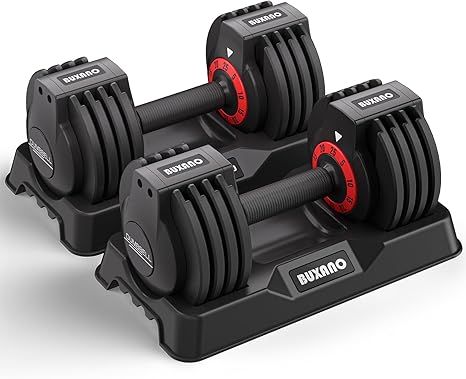 Adjustable Dumbbells 25LB Single Dumbbell 5 in 1 Free Dumbbell Weight Adjust with Anti-Slip Metal... | Amazon (US)