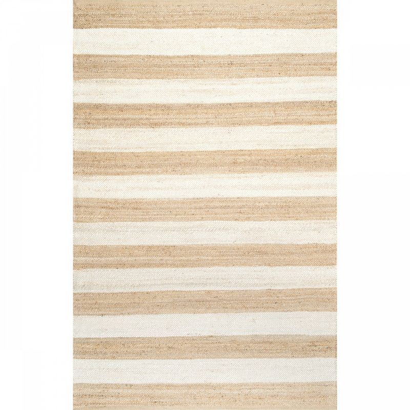 nuLOOM Flatweave Alisia Stripes Jute Area Rug | Target