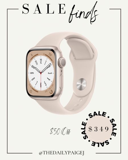 My Apple watch is something I wear everyday and it’s so worth the price. This would be a great gift for anyone, especially when you get your texts to your watch. Perfect for someone who works doing a job without a lot of access to their phone. It’s currently $50 off today for Cyber Monday. Also, pair it with my favorite strawberry avocado bands which are 40% off today  

#LTKCyberweek #LTKstyletip #LTKHoliday