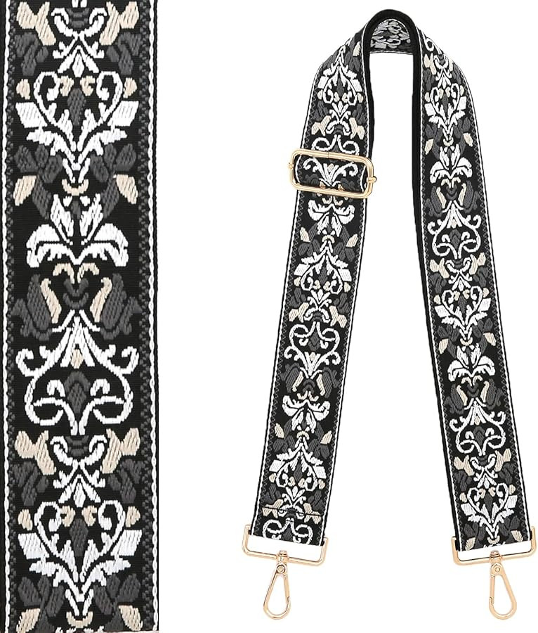 Purse Strap 1.97" Wide Replacement Crossbody Strap Handbag Guitar Strap Purse Shoulder Strap Adju... | Amazon (US)