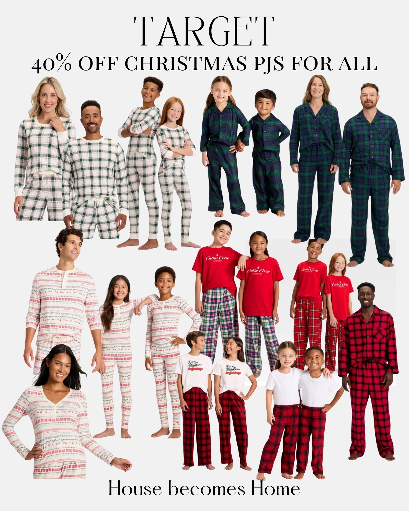 Target early Black Friday sale! 40% off pajamas for all! 

#LTKFamily #LTKSeasonal #LTKHoliday