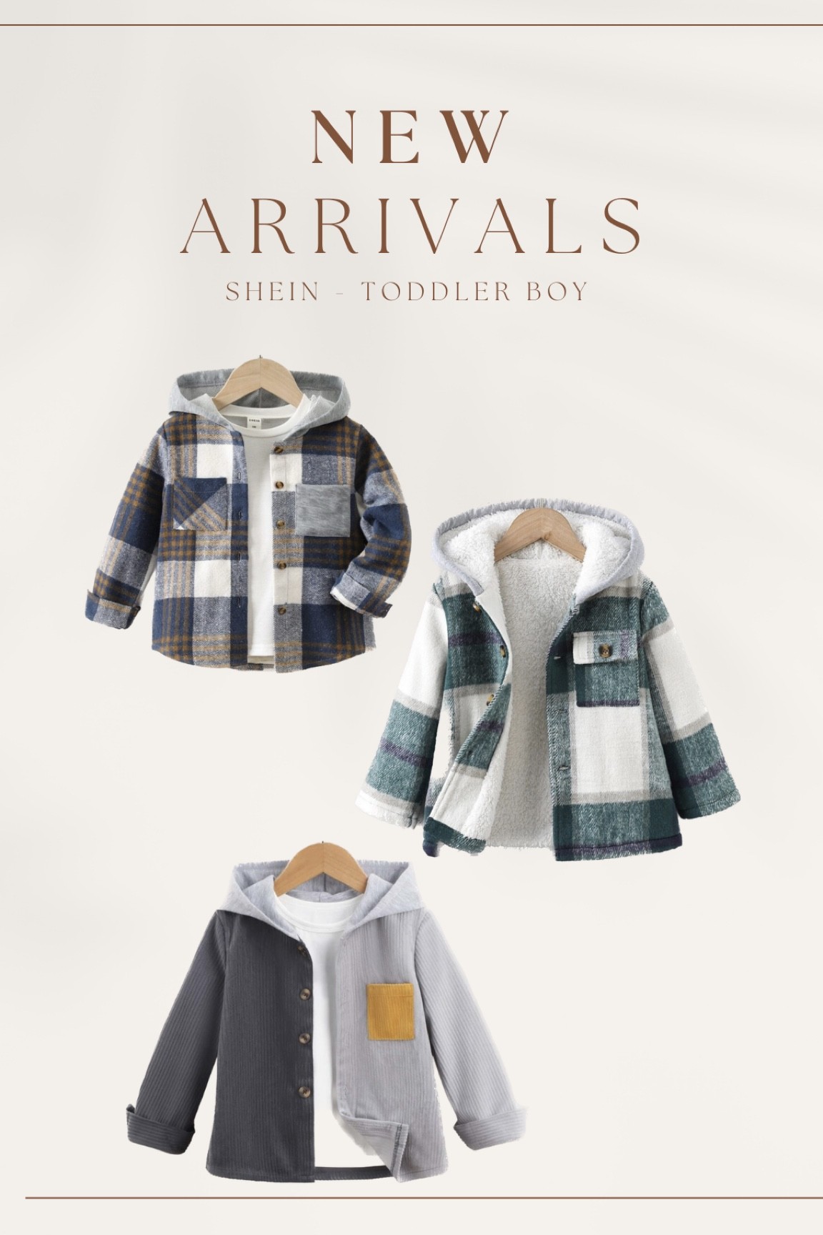 Shein - toddler boy Shackets! 

toddler boy | toddler boy style | toddler boy outfits | toddler boy fashion | toddler boy clothes | toddler ootd | toddler clothes | toddler finds | toddler outfit inspo | boy clothes | fall clothes | fall boy outfits | toddler boy outfit inspo | OOTD

#LTKkids #LTKstyletip #LTKSeasonal