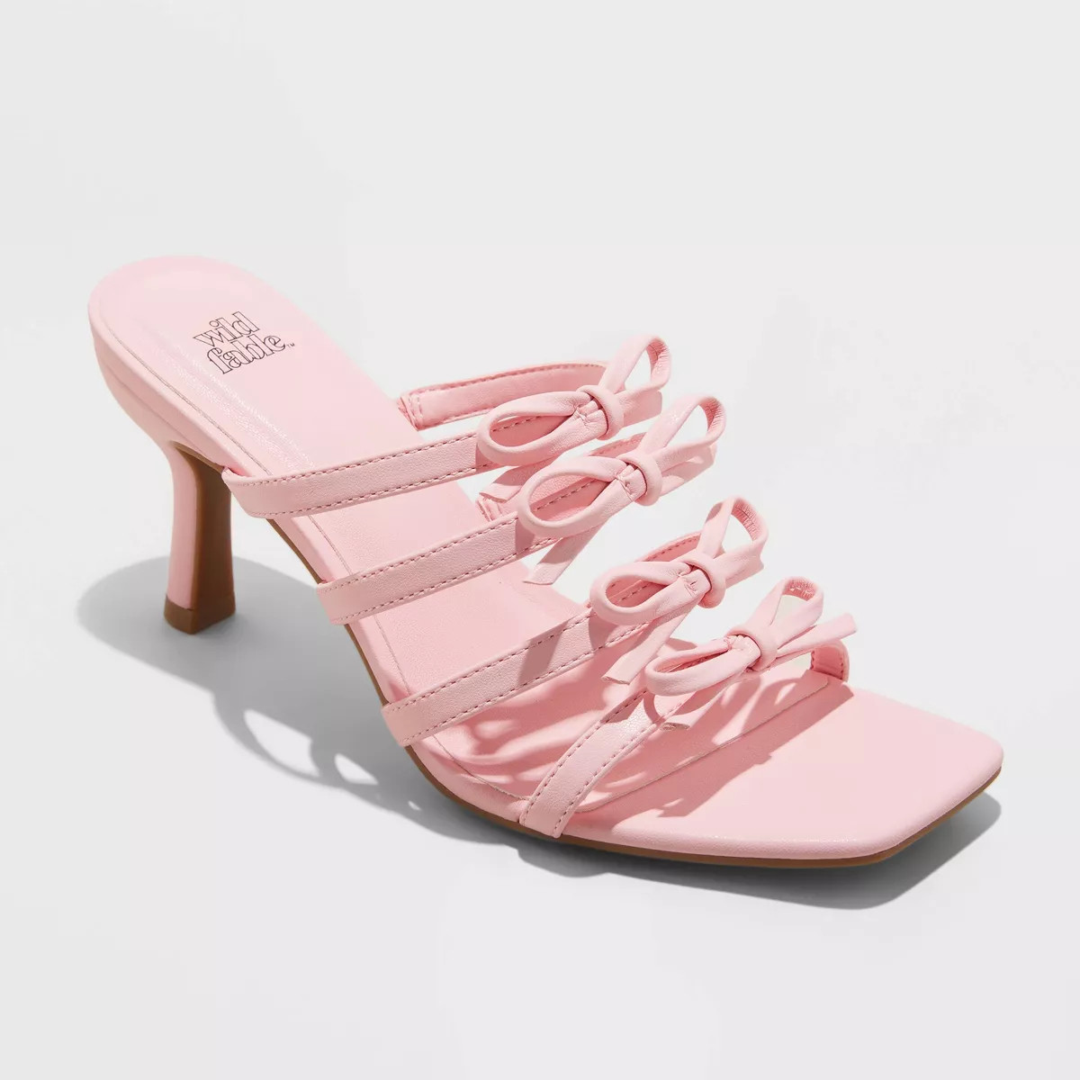 Women's Marcella Strappy Slip-On Heels with Memory Foam Insole - Wild Fable™ | Target