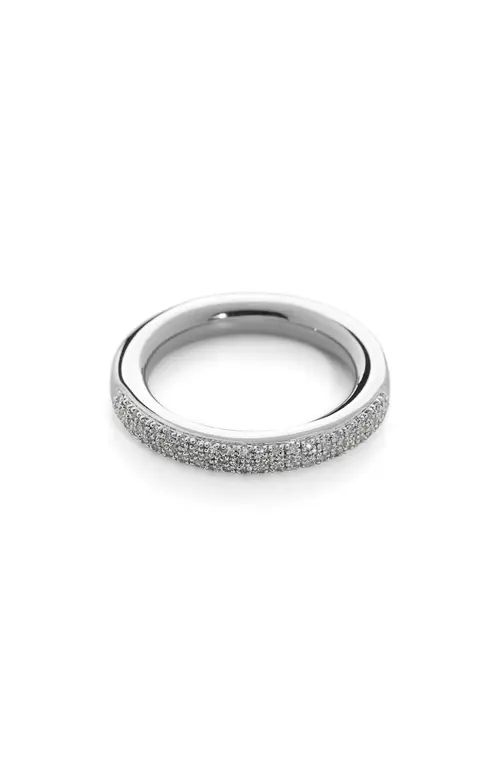 Monica Vinader Fiji Full Diamond Pavé Band Ring in Ss at Nordstrom, Size 7.5 | Nordstrom