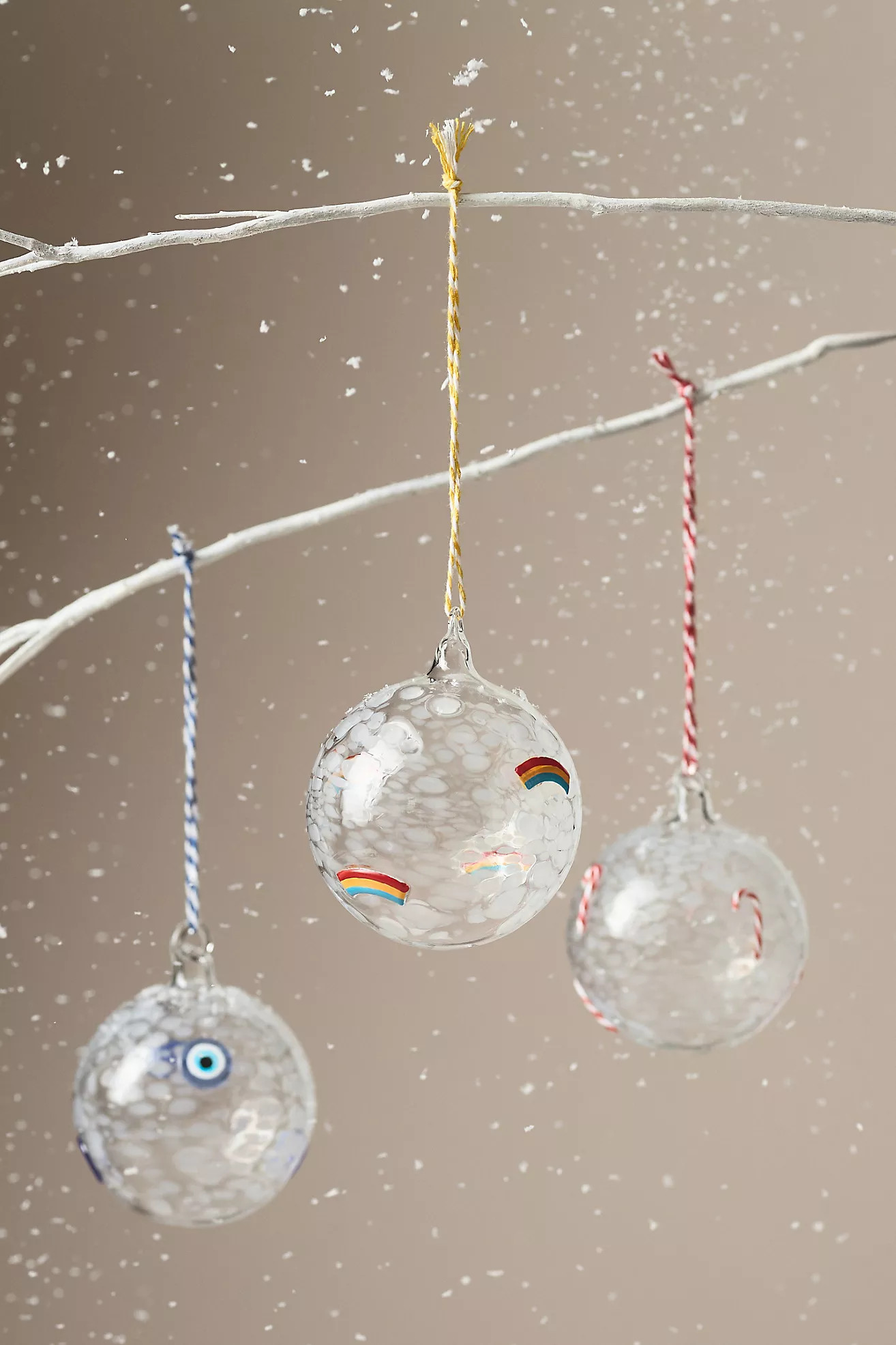 Pressed Bead Icon Glass Ornament | Anthropologie (US)