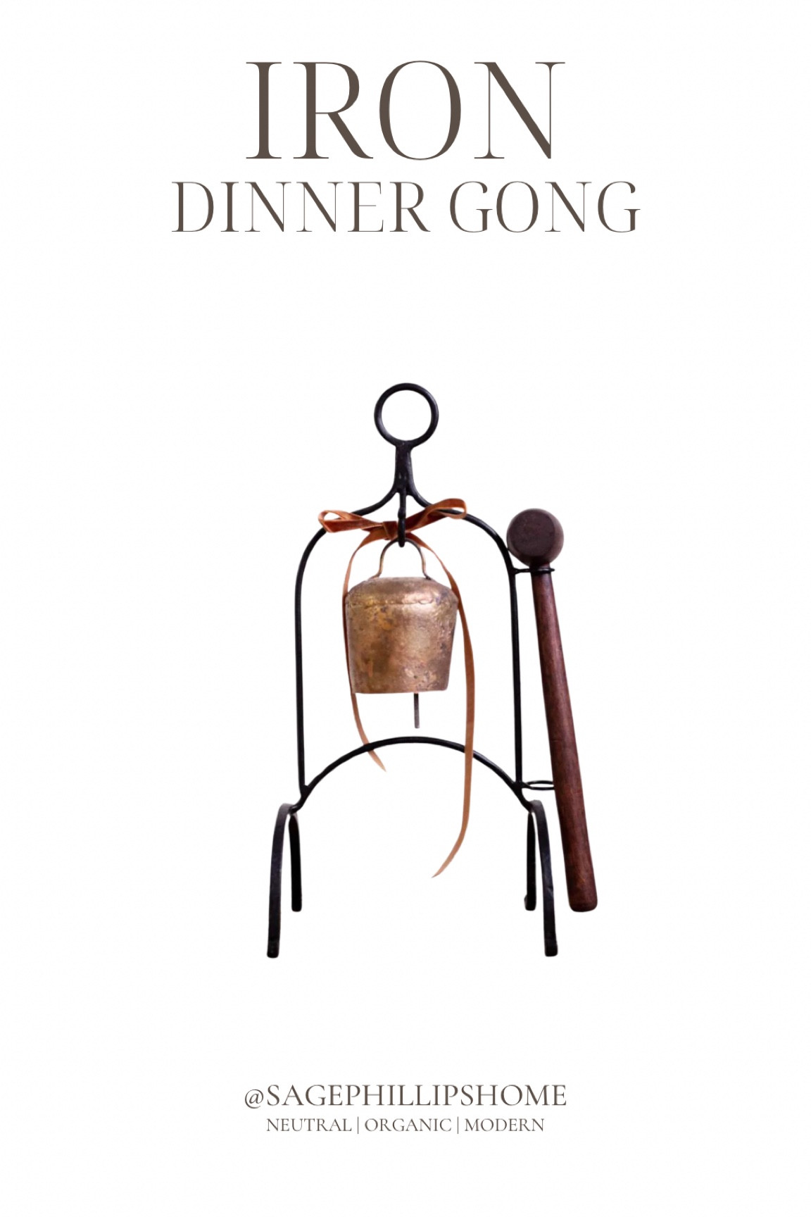 How fun is this iron dinner gong?! It’s the cutest way to call everyone to the table and adds that perfect extra character to your dining room or kitchen. Would make such a unique gift this holiday!  

#LTKsale #LTKgiftguide #LTKwinter