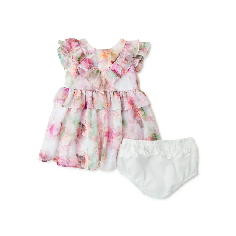 Wonder Nation Baby and Toddler Girls Easter Dress, 0/3 Months-5T - Walmart.com | Walmart (US)