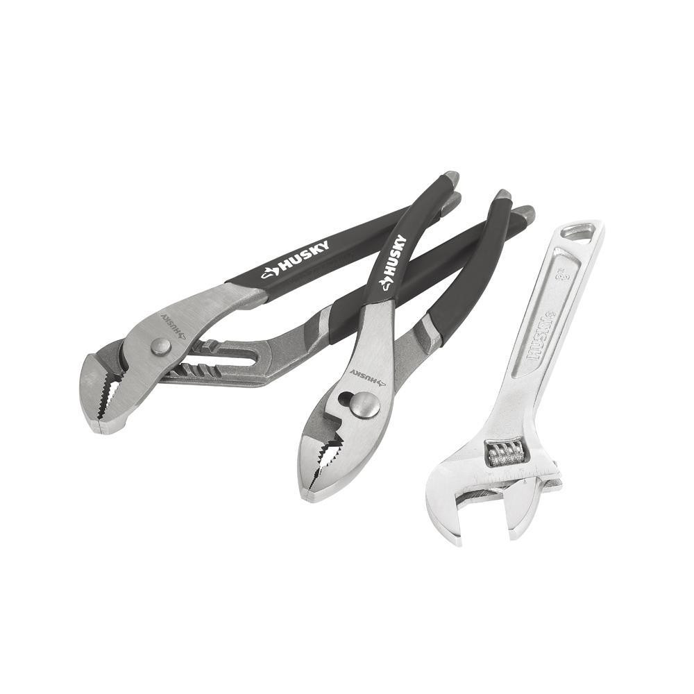 Pliers and Wrench Set (3-Piece) | The Home Depot